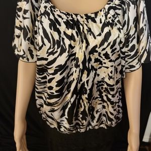 Tiger print top
